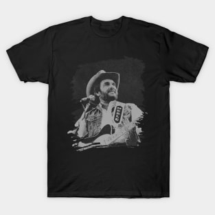 Merle haggard // Retro poster T-Shirt